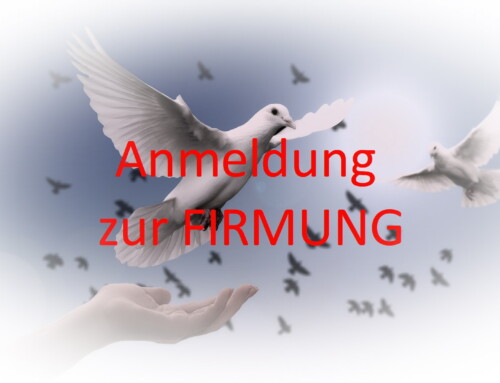 Anmeldung zur Firmung 2027